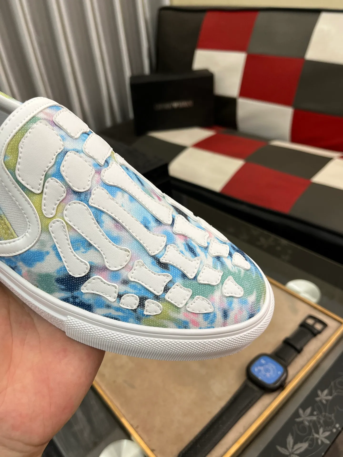 Men's men's shoes 💰420⌚️⌚️miri star shoes bone moral training shoes casual shoes amiri 2025 spring and summer star shoes bone moral training shoes micro-shaped body, the bone weaving pattern made of multi-layer genuine leather is more three-dimensional, slightly thicker and rich, and all elements are just right! The details are just right. Size: 38 to 444️⃣Colors available